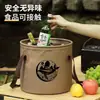 Cubo Plegable de Doble Uso para Exteriores Bolsa de Playa Cubo de Camping Cubeta de Lavado para Viajes en Coche Cubeta para Remojar los Pies Cubeta para Remojar los Pies de Pesca
