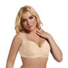 Comércio Exterior Transfronteiriço Sutiã Brilhante Fino Tamanho Grande Fecho Frontal Sexy Push-Up Sem Aro Ajustável Roupa Íntima Feminina Atacado