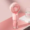 Ventilador de Mano con Spray Transfronterizo, Plegable, para Colgar en el Cuello, Mini, Alta Velocidad, Carga USB, Portátil para Uso en Interiores y Exteriores