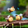 Novas bonecas de abelha fofas criativas transfronteiriças acessórios para pendurar decoração DIY de paisagismo de jardim micro-paisagem pequenos ornamentos