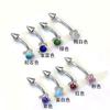 Uña de ceja garra de dragón ópalo anillo de labio de chica caliente europea y americana uña de labio acero de titanio joyería de piercing de nicho pendientes de clavo de hueso de oreja venta al por mayor