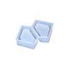 Molde de Resina DIY Caixa de Armazenamento Anel de Diamante Molde de Silicone Presente Caixa de Joias Transfronteiriça