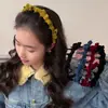Diadema de Lazo de Año Nuevo, Corona Alta, Antideslizante, Accesorio para el Cabello de Terciopelo Rojo para Mujeres, Lujo de Gama Alta, Al por Mayor de una Pieza