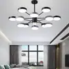 Candelabro Escandinavo Lámpara de Sala de Estar Estilo Moderno Atmósfera Casual Personalidad Creativa Lámpara de Restaurante Dormitorio Lámparas Led para el Hogar