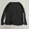 Suéter Respirável Leve Protetor Solar Manga Longa Gola Redonda Solto Versátil Casual Camiseta Cor Sólida Edição Limpa Camiseta Feminina
