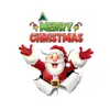 Pegatinas de pared navideñas transfronterizas, pegatinas de Santa Claus para inodoro, pegatinas para puertas, decoraciones de escenas festivas, pegatinas autoadhesivas de PVC