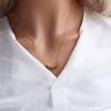 Leve luxo high-end sentido quebrado ouro quebrado colar de prata ins cool estilo clavícula cadeia de nicho feminino simples elegante neck chain