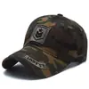 Boné Militar Camuflado Cinco Estrelas Chapéu Masculino Lazer ao Ar Livre Esportes Boné de Baseball Primavera e Outono Proteção Solar Boné com Aba Transfronteiriço