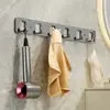 Ganchos de Alta Gama en la Pared Sin Taladrar, Ganchos Fuertes para Ropa en la Puerta de Entrada, Fijación de Ropa Pared Baño Inodoro
