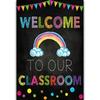 Dongguan fabricantes atacado Inglês inspirador educação cartazes impressão blackboard estilo sala de aula mural inspirador quarto infantil