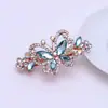 Zhuolian pequeño clip de mariposa de cristal para el cabello joyería para damas coreana con pedrería clip superior clip para coleta accesorios para el cabello fabricantes al por mayor
