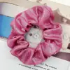 Láser Transfronterizo Lazo para Cabello de Colon Tela de Amazon Diadema Estilo K Puntos Pequeños que Cambian de Color Banda de Goma a Juego Flor para el Cabello Cuerda para el Cabello