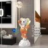 Ornamentos Criativos de Urso Violento Grande de Celebridade da Internet Sala de Estar Armário de TV Decorações Grandes de Chão Presentes de Boas-vindas