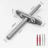 Suporte Fixo em Forma de T Oculto para Pendurar, Suporte de Prateleira Oculto Invisível, Suporte de Prateleira de Ferragens para Parede