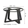 Novo Suporte de Perna de Mesa Redonda de Ardósia de Vidro Estrutura de Ferro Mármore Perna de Mesa Elevada Mesa de Centro Redonda Pequena Mesa de Jantar