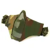 Equipamento tático V10 suprimentos de autodefesa ao ar livre equipamento protetor de arame de aço para meia-face máscara protetora de campo ao ar livre