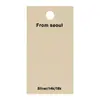 Cartão de Papel Amarelo Baunilha Sem Cartão Grampo de Cabelo Cartão 4,5*8,5cm Embalagem de Acessório de Cabelo Cartão de Suporte para Etiqueta
