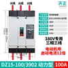 Disyuntor de protección de motor Tianzheng DZ15-100/3902, interruptor de aire, tipo de potencia 100A63A, trifásico, 3p