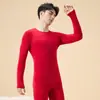 Nuevo conjunto térmico de camelia para otoño e invierno, alta elasticidad y comodidad, conjunto de capa base para calor y protección contra el frío, venta al por mayor de tops y pantalones de otoño
