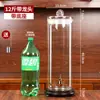 Garrafa de Vinho, Garrafa de Vinho Medicinal Especial de Ginseng Reto, Pote Selado Grande de Boca Larga, Frasco de Vidro para Amostras, Garrafa de Exibição Elevada