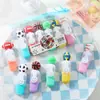 Estrella Fugaz Persona Pluma Fluorescente Alta Apariencia Marcador de Llaves Mini Portátil Set Papelería Lápices de Colores Lindos para Dibujar