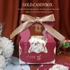2025 Nova Caixa de Doces de Casamento Chinoiserie Bolsa Grande Capacidade Estilo Ins Caixa de Presente para Acompanhantes de Casamento Caixa de Embalagem para Doces de Casamento