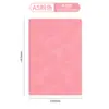 Caderno Simples em Estoque com Logo Personalizável, Couro de Pele de Cordeiro com Toque de Pele, Caderno para Anotações de Funcionários, Caderno Diário Empresarial
