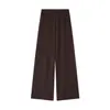 Serie R*W: ¡Un par para el invierno! Textura sin costuras, pantalones mágicos súper cómodos de cachemira-acetato, pierna ancha, ajustados a la piel, pantalones de pierna recta