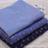 Tejido de Mezclilla Lavada de Fibra de Bambú con Estampado Floral Pequeño para Ropa, Vestidos, Pantalones, Faldas, Materiales para Zapatos y Materiales para Bolsos