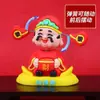 Boneco de Cabeça Chacoalhante Fofo de Desenho Animado Deus da Riqueza, Pequena Figura, Decoração de Mesa de Escritório de Carro, Item Auspicioso para Mesa de Escritório