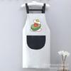 Delantal Hogar Cocina Impermeable y a Prueba de Aceite para Mujer Lindo Estilo Extranjero Cocina Trabajo Adulto Conjunto Ropa de Trabajo Resistente a la Suciedad