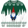 Camisa de cuello alto para Otoño e Invierno de Halloween Suéter Casual para Hombre Suéter con Impresión Digital 3D Calavera Ropa para Adultos y Niños Navidad