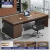 Mesa de Escritório, Mesa de Computador Simples para Uso Doméstico e Cadeira, Mesa Simples de Escrita Individual para Escritório, Mesa Executiva