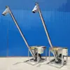 Transportador de Tornillo sin Fin Tubular de Acero Inoxidable Máquina Dosificadora de Polvo Químico Granular Alimentador Espiral de Elevación Vertical Automático