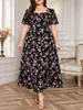 Fábrica de Origen, Vestidos Transfronterizos, Batas, Exportación de Comercio Exterior Ropa para Mujer Tallas Grandes, Pedido Mínimo de 1 Pieza