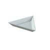 Bandeja Triangular de Plástico, Armazenamento de Mesa Destacável, Caixa de Armazenamento de Acessórios Domésticos e de Estilo de Vida, Bandeja de Pintura Transparente para Venda por Atacado
