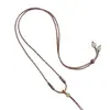 Novo Pingente de Jade Hetian Cordão Tecido à Mão de Alta Qualidade Simples DIY Cordão para Colar Semiacabado Acessório de Joalheria
