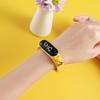 Reloj electrónico deportivo con pantalla táctil LED de comercio exterior para mujer y niño, diseño de dibujos animados WW0007