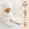 Temporada de Ciclismo Otoño e Invierno Felpa de Terciopelo de Cordero Lindo Oso Bufanda Set de Dos Piezas para Proteger del Frío y Calentar Orejas y Gorro Caliente Todo en Uno