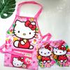 Resgate de Cachorros Equipe Wang Wang Desenho Animado Avental Impermeável Infantil + Manga Arte Bavete Feito à Mão Roupa de Pintura Infantil Cobertura