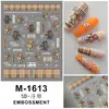 Pegatinas 5D en Relieve para Uñas Año Nuevo 2024 Dragón Chino Tótem Danza del León Fortuna Mahjong Calcomanías Adhesivas para Uñas