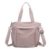 Bolsa de Ombro Feminina de Grande Capacidade Nova Tecido de Nylon Bolsa Simples Leve Tote Bag Feminina para Deslocamento Transfronteiriço