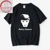 Audrey Hepburn Audrey Hepburn Avatar Camiseta de Manga Corta Cuello Redondo Verano para Hombres y Mujeres Parejas Tops Amplios