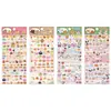 Pegatinas de Espuma para Postres Oso Shanle Pegatinas de Recompensa para Niños Pegatinas Decorativas de Animales Lindos de Dibujos Animados para Manual de Recortes