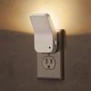 Luz de Noche con Control de Luz Gy145 Enchufable Blanca Decoración Geométrica Casual Luz con Sensor de Atmósfera Nocturna