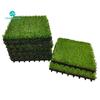 Tapete de césped artificial autodrenante de 25 mm, denso, de tres o cuatro colores, para empalmar en cuadrado, protector solar, antienvejecimiento, disponible para exteriores