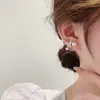 Pendientes de Mariposa con Perla, Estilo Coreano, Aguja de Plata S925, Desmontables y Versátiles, Dulces y Elegantes, Pendientes Frescos y Sencillos, En Stock