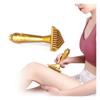 Nova escova de resina triangular massagem raspagem atacado massagem PVC raspagem placa fábrica direto meridiano escova dourada nenhuma