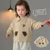 Chaqueta de algodón puro para niños, nueva y elegante sudadera de manga larga para otoño de 2026 para bebés niños, ropa infantil de primavera y otoño