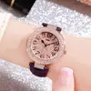 Popular Reloj de Moda de Alta Gama Gedi con Esfera Grande, Resistente al Agua, Incrustado de Diamantes y Escala Deslumbrante para Mujer